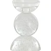 Kandelaar Itinga Glas Bubbel Clear 15,5 Cm^Trendhopper