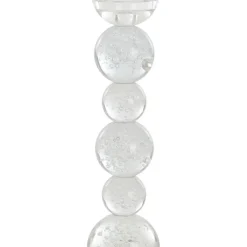 Kandelaar Itinga Glas Bubbel Clear 34 Cm^Trendhopper Clearance