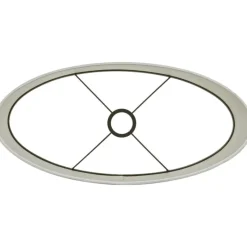 Lampenkap Saverna ovaal 38x17,5x28 cm eiwit^Trendhopper Outlet