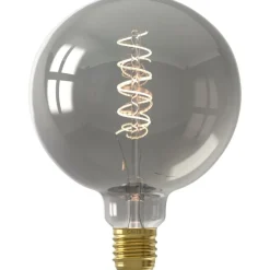 Lichtbron Globelamp Flex 12,5 cm Titanium E27^Trendhopper