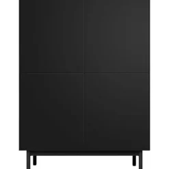Opbergkast Moiano zwart^Trendhopper Clearance
