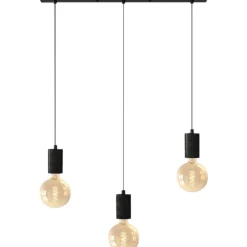 Pendel Retro rechthoekig Zwart^Trendhopper New