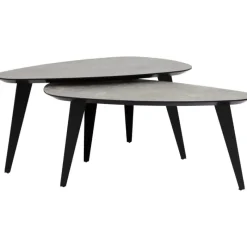 Salontafelset Luna Niervorm 95/95 cm^Trendhopper Best