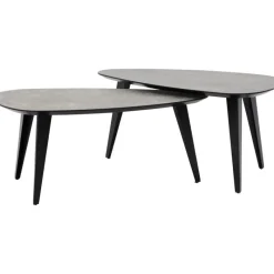 Salontafelset Luna Niervorm 95/95 cm^Trendhopper Best