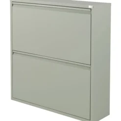 Schoenenkast Bobbie 2 laden Dusty Green (12 paar schoenen)^Trendhopper Hot