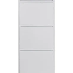 Schoenenkast Bobbie 3 laden wit (6 paar schoenen)^Trendhopper New