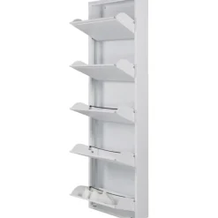 Schoenenkast Bobbie 5 laden wit (10 paar schoenen)^Trendhopper Online