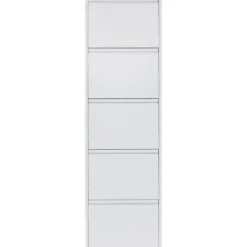 Schoenenkast Bobbie 5 laden wit (10 paar schoenen)^Trendhopper Online