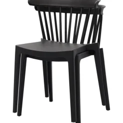 Spijlenstoel Bliss Zwart Outdoor^Trendhopper Online