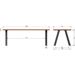 Tafel Tablo Naturel Outdoor^Trendhopper Hot