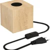 Tafellamp Block Hout^Trendhopper Online