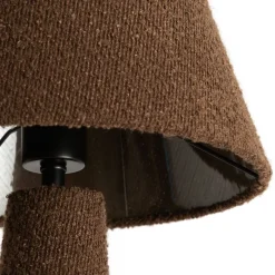 Tafellamp Davia Boucle Bruin^Trendhopper Hot
