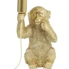 Tafellamp Monkey goud^Trendhopper Clearance