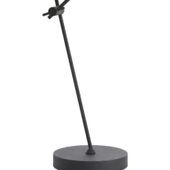 Tafellamp Riksja mat Zwart + dimmer^Trendhopper Outlet