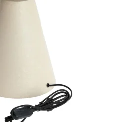 Tafellamp Sirina mat beige 26cm^Trendhopper New
