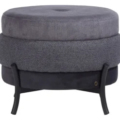 Timeless - macaron poef h43cm Coco Maison Antraciet^Trendhopper Hot