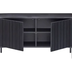 Tv-meubel Gravure New 100 cm Grenen Zwart^Trendhopper New