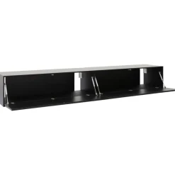 Tv-meubel Moiano zwart 200 cm^Trendhopper Online