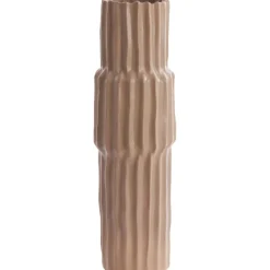 Vaas Linga 58cm hoog taupe^Trendhopper