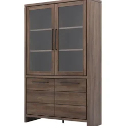 Vitrinekast Sefro 123 cm incl. verlichting^Trendhopper Best