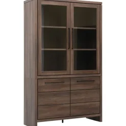 Vitrinekast Sefro 123 cm incl. verlichting^Trendhopper Best