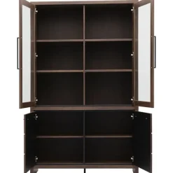Vitrinekast Sefro 123 cm incl. verlichting^Trendhopper Best