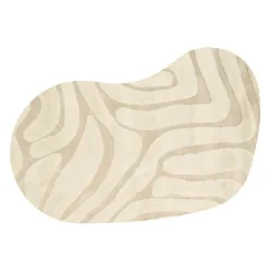 Vloerkleed Chase organisch gespiegeld creme 12^Trendhopper