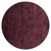 Vloerkleed Cowan rond aubergine 48^Trendhopper New