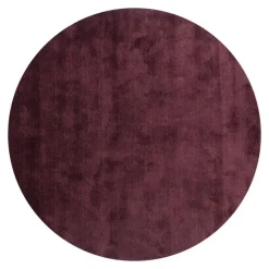 Vloerkleed Cowan rond aubergine 48^Trendhopper New