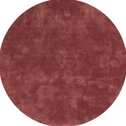 Vloerkleed Cowan rond oud roze 44^Trendhopper Online