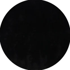 Vloerkleed Cowan rond zwart 25^Trendhopper