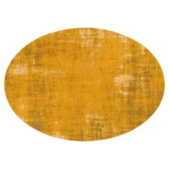 Vloerkleed Rovinj ellips okergeel 62^Trendhopper New