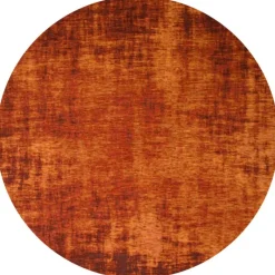 Vloerkleed Rovinj roestbruin 120 rond^Trendhopper