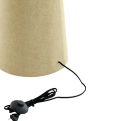 Vloerlamp Micky Linnen Olijfgroen^Trendhopper Online