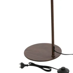 Vloerlamp Selamo houtprint Donkerbruin^Trendhopper