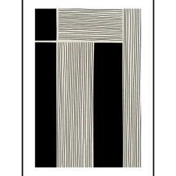 Wanddecoratie Ribbing 50x70^Trendhopper Outlet