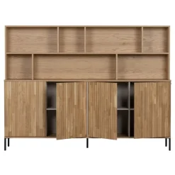 Wandkast Gravure New Eiken Blanke lak^Trendhopper Online