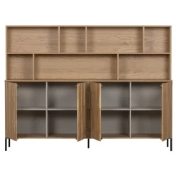 Wandkast Gravure New Eiken Blanke lak^Trendhopper Online